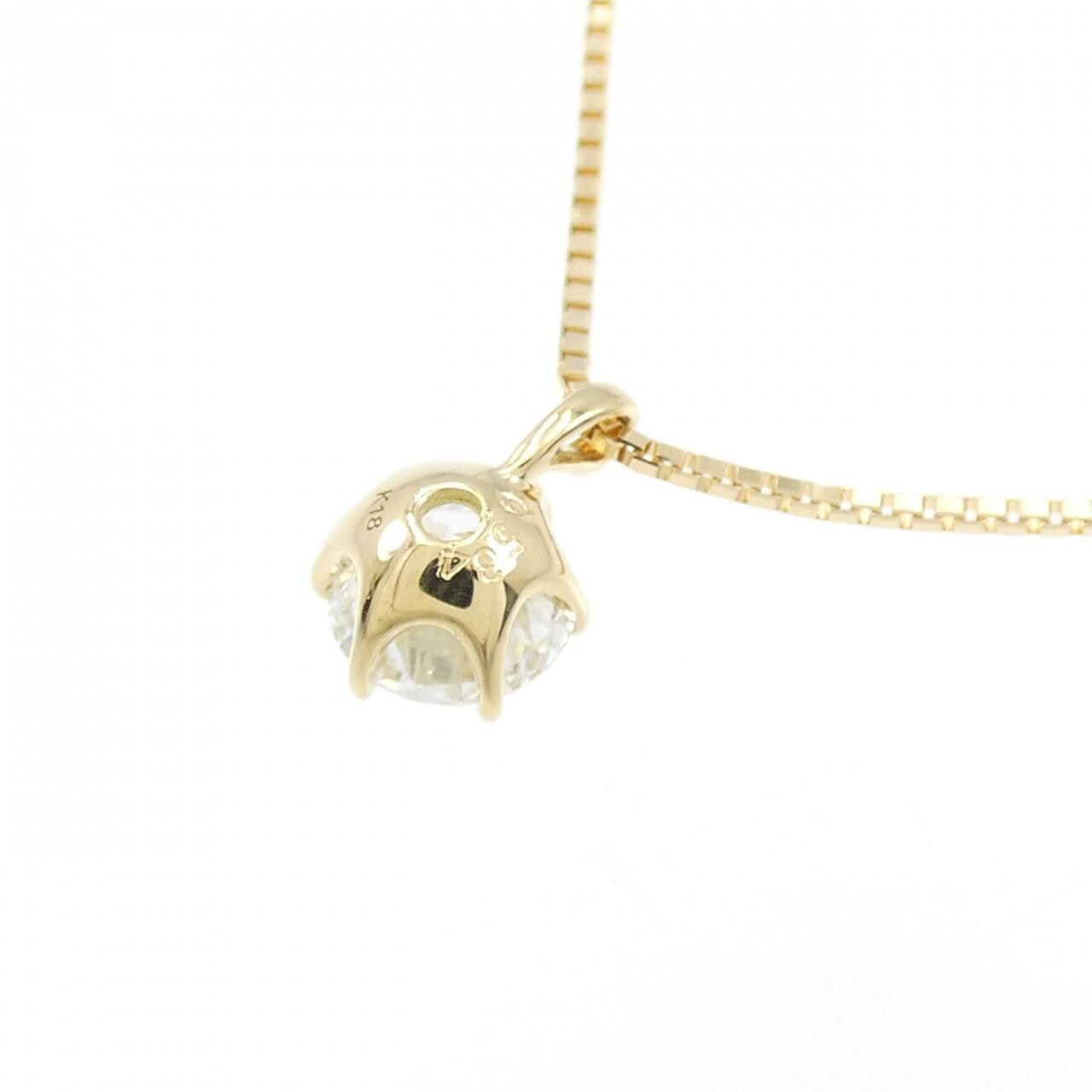 【新品】K18YG ダイヤモンド ネックレス 0.534CT G SI1 VG