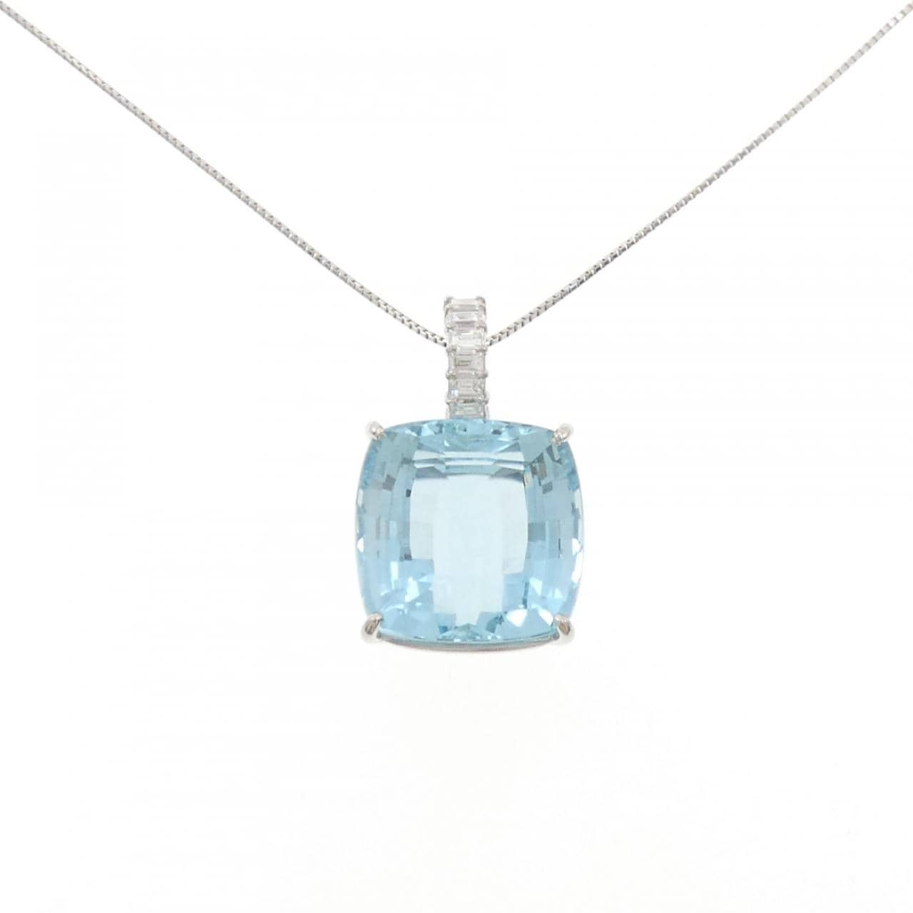 PT900/PT850 アクアマリン ネックレス 28.00CT