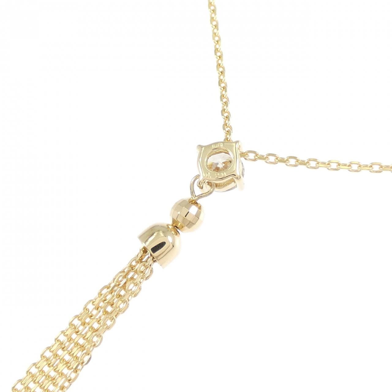 K18YG ダイヤモンド ネックレス 0.20CT