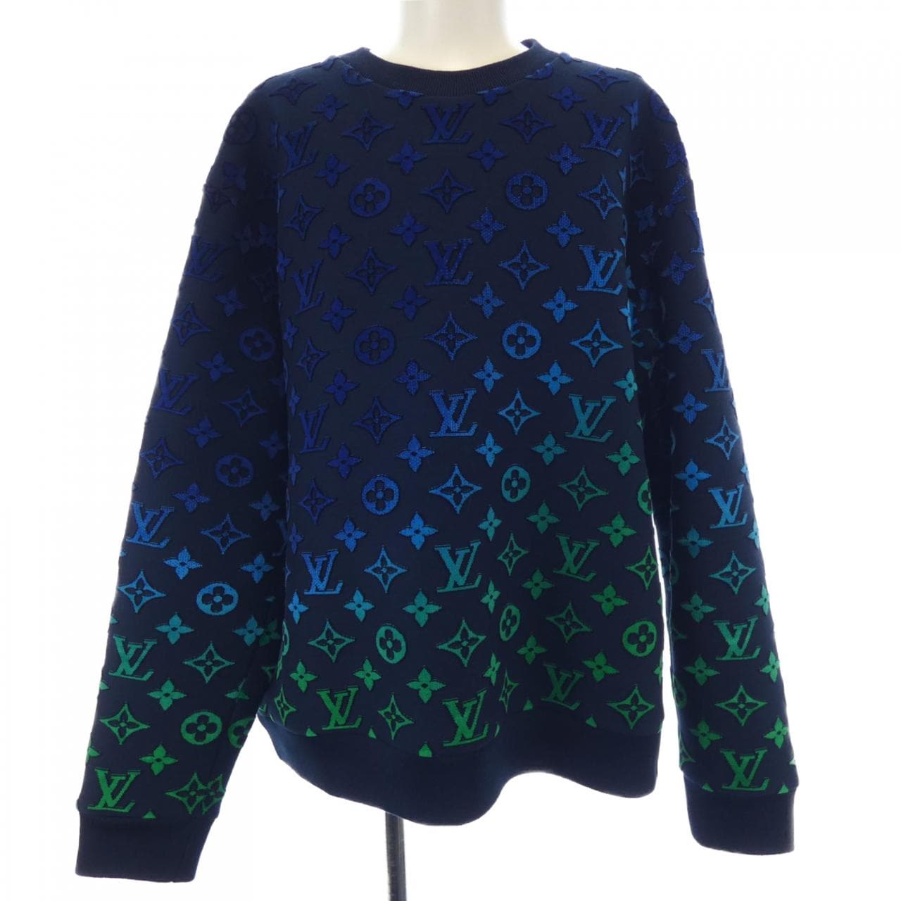LOUIS VUITTON Vuitton Gradient Monogram Fil Coupe Sweatshirt HMY12WI06