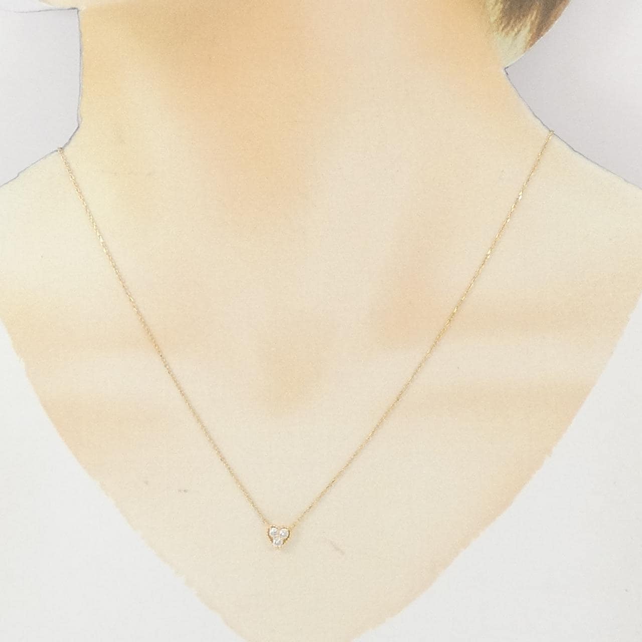 ヴァンドーム ダイヤモンド ネックレス 0.12CT