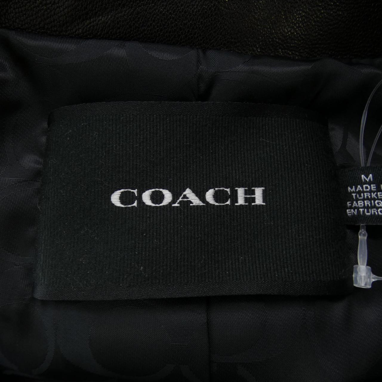 coach COACH leather coat