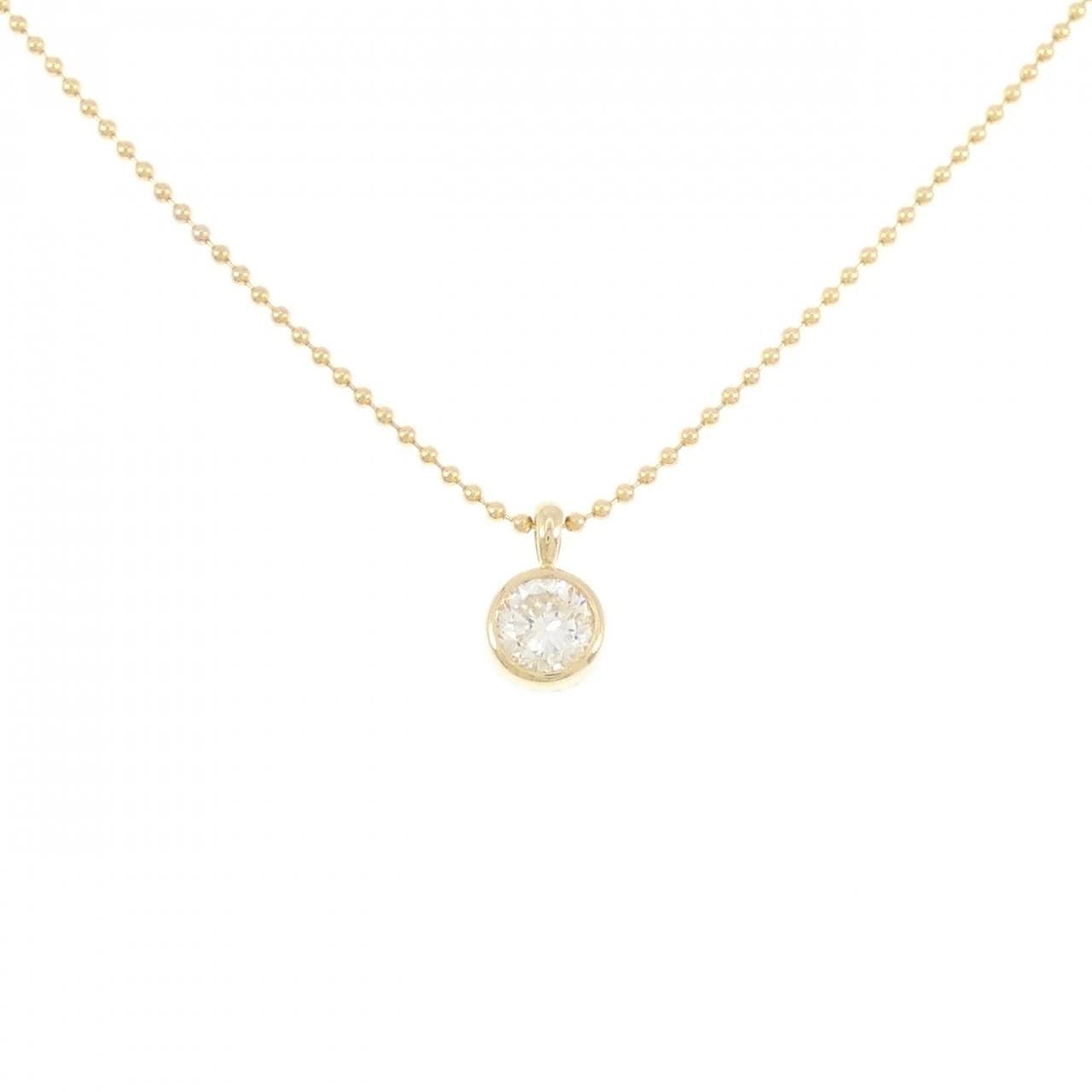 K18YG ダイヤモンド ネックレス 0.34CT
