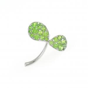 ギメル デマントイドガーネット ブローチ 0.829CT