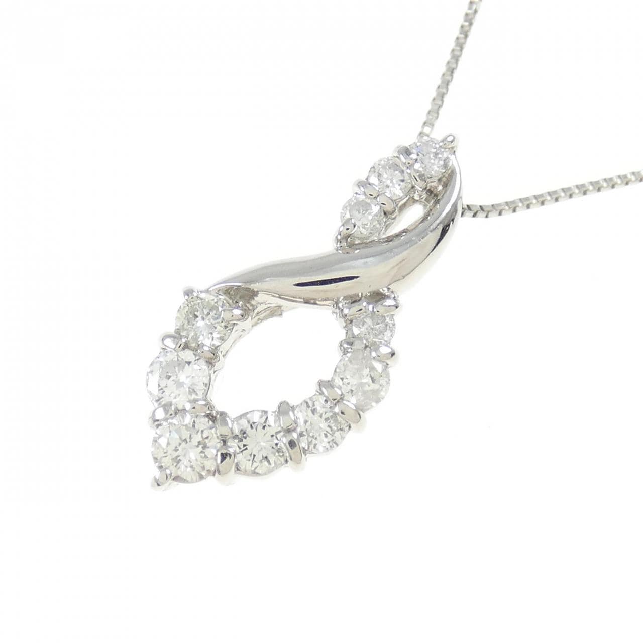 PT900/PT850 ダイヤモンド ネックレス 0.50CT