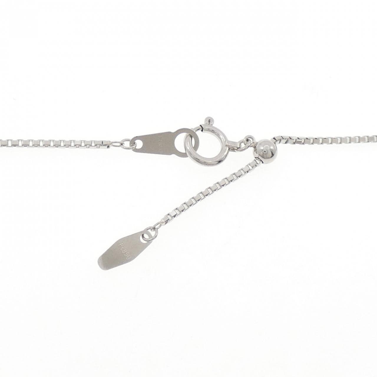 PT900/PT850 ダイヤモンド ネックレス 1.137CT F SI2 ファンシーカット
