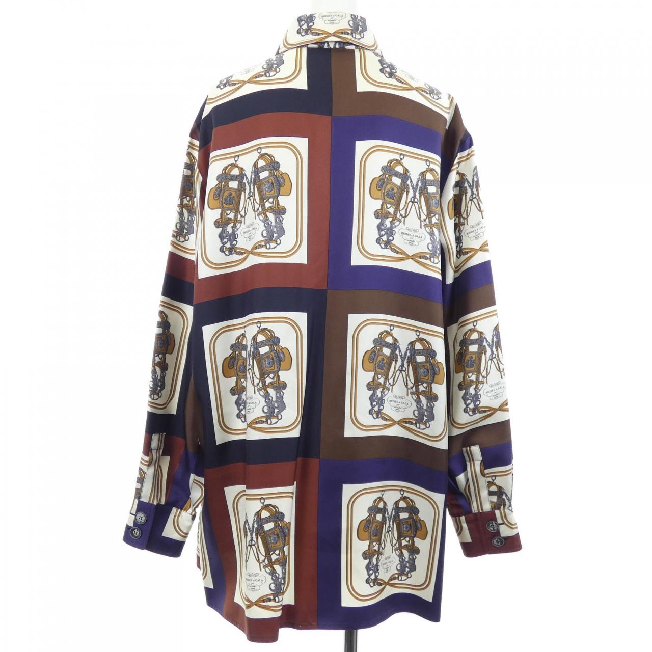 【ヴィンテージ】エルメス HERMES BRIDES DE GALA ツイルレーヌ. シャツ