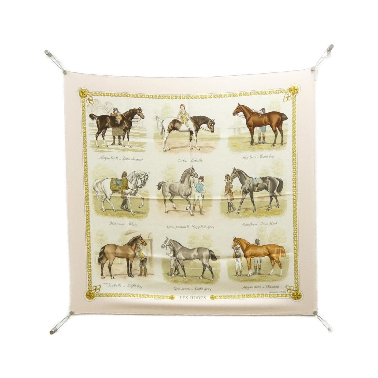 エルメス LES ROBES カレ スカーフ