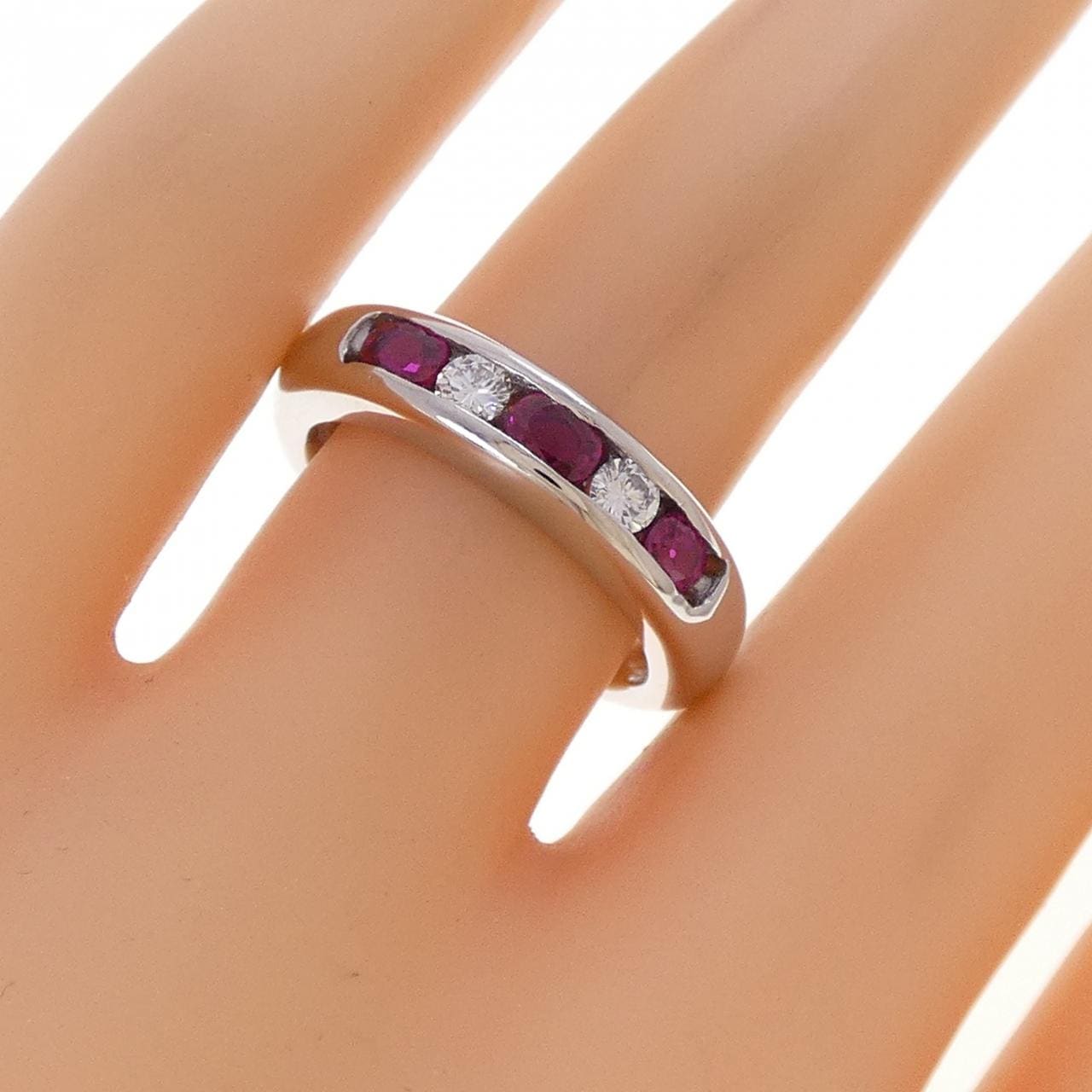 PT900 ルビー リング 0.64CT