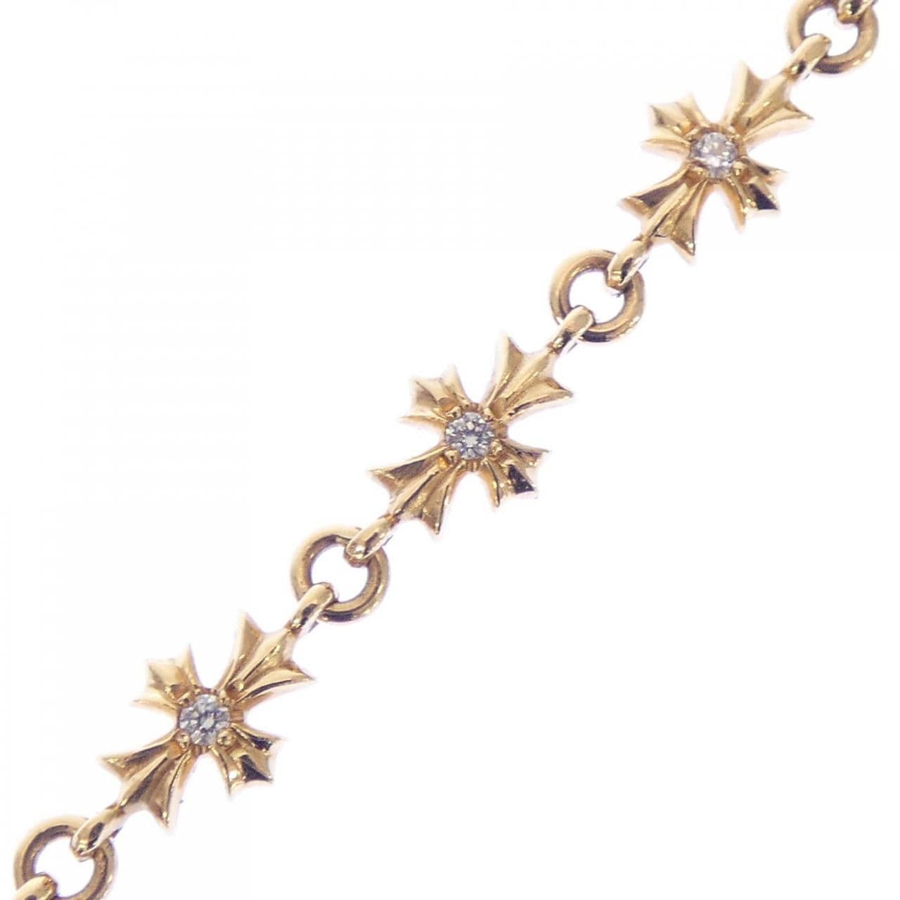 クロムハーツ CHROME HEARTS TINY E CH PLS L10 DMND SNGL 200033467GLDL10015 BRACELET