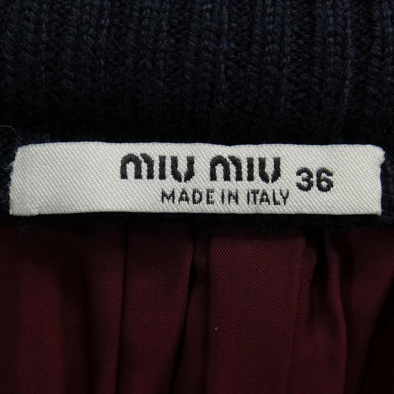 ミュウミュウ MIU MIU GWD118 1QAZ スカート