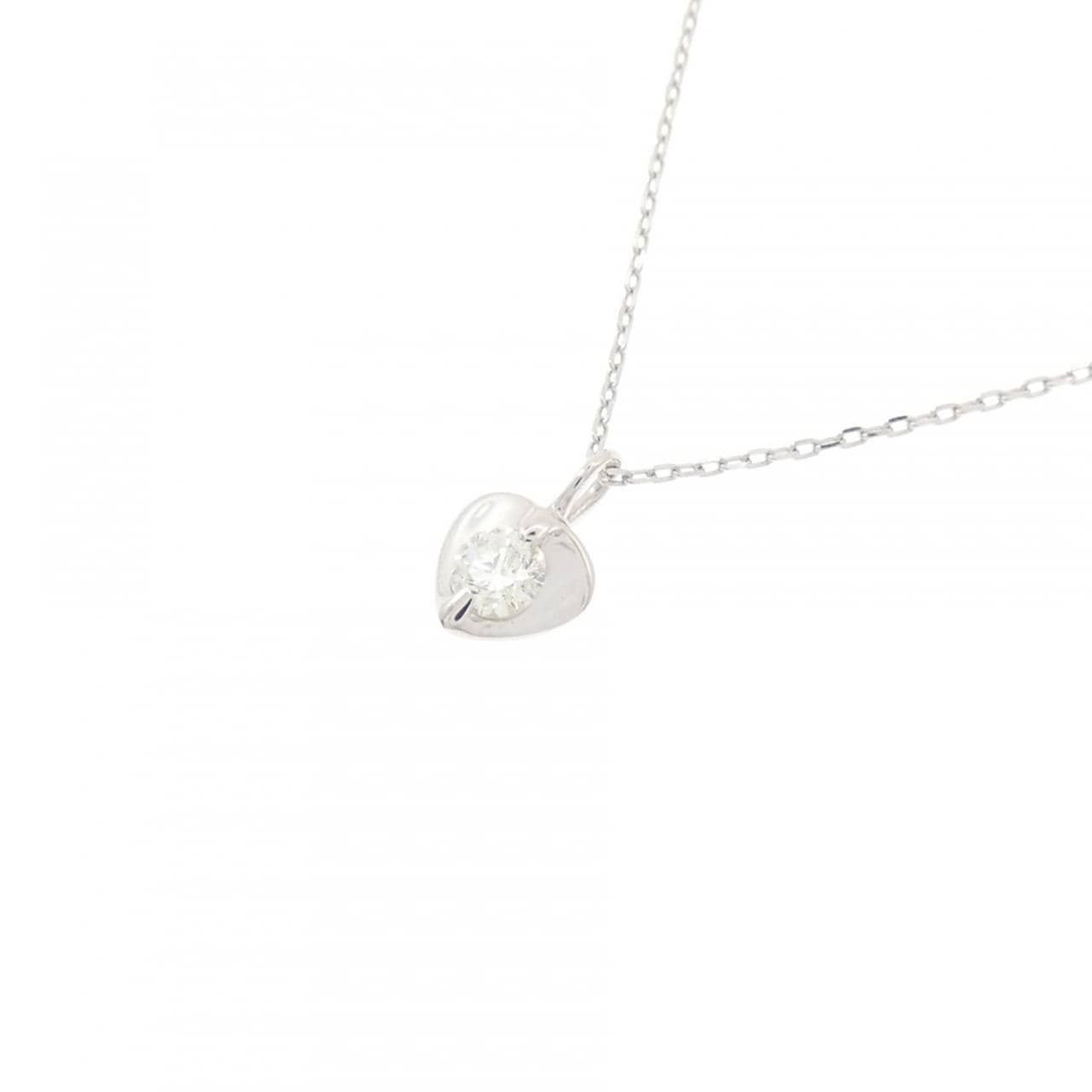 K18WG ダイヤモンド ネックレス 0.08CT