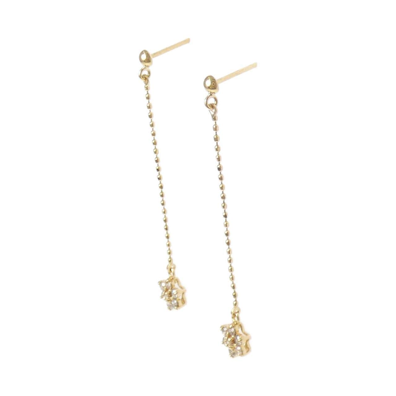 K18YG ダイヤモンド ピアス 0.20CT