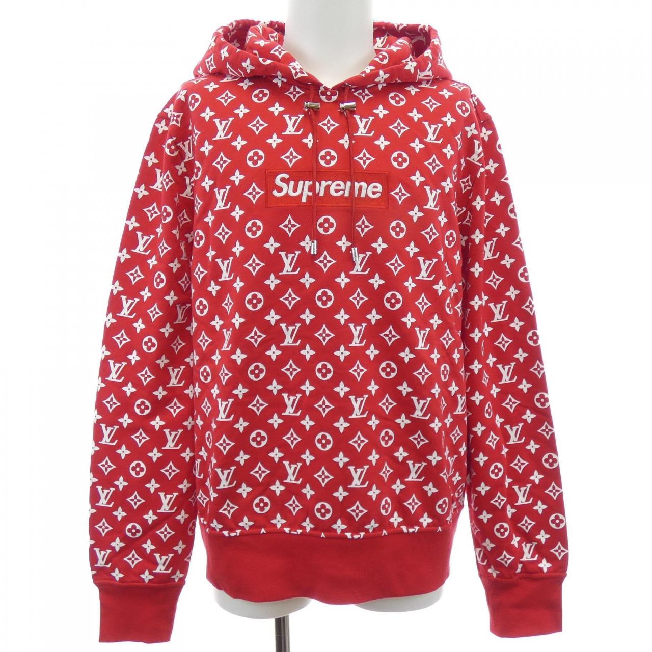 ルイヴィトン LOUIS VUITTON モノグラムボックロゴプルオーバー HDY91WJIU SUPREME パーカー