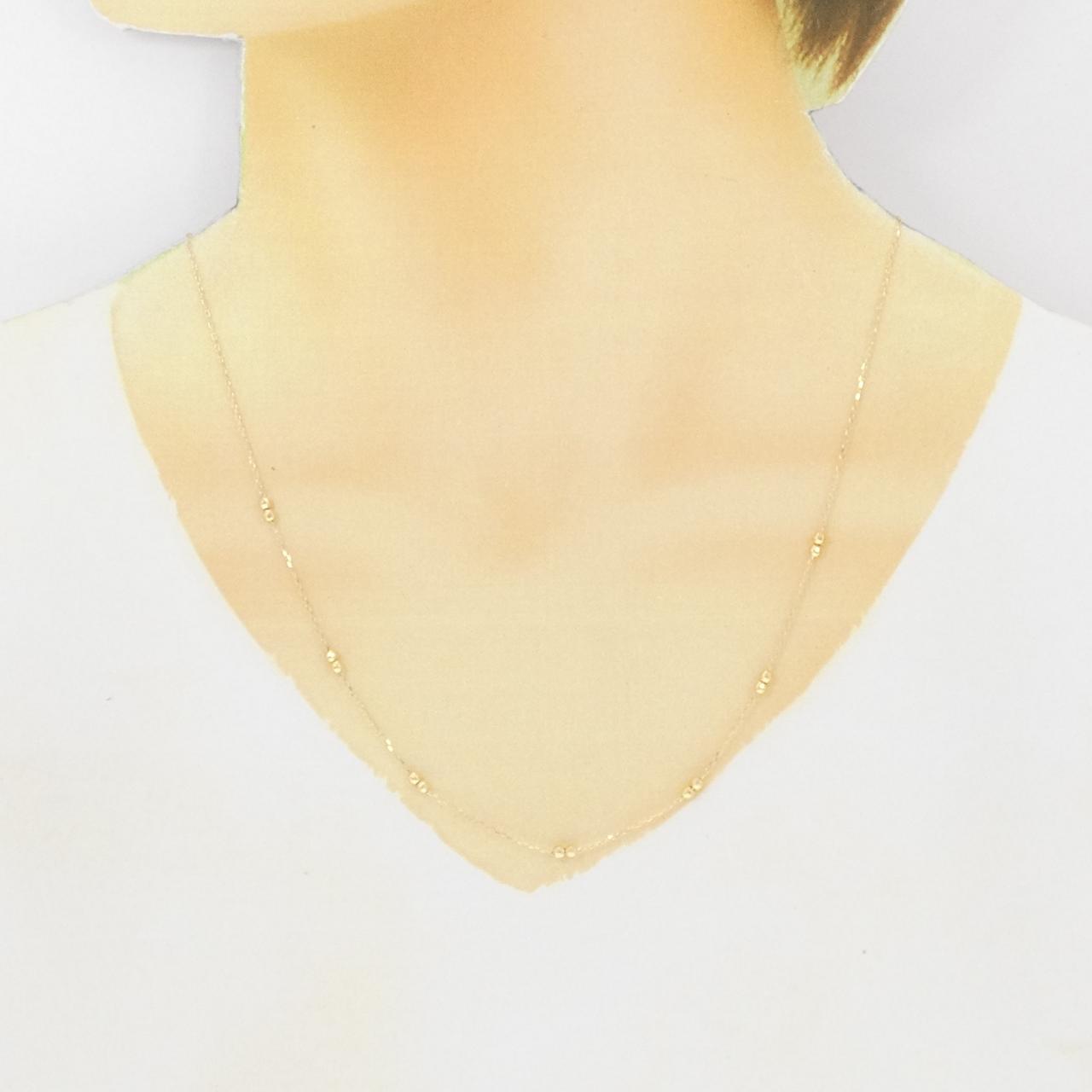 K18YG necklace