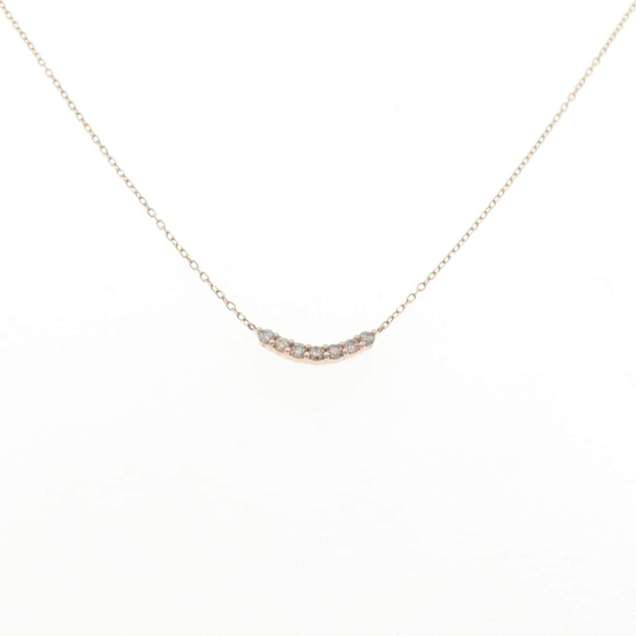 K10PG ダイヤモンド ネックレス 0.19CT