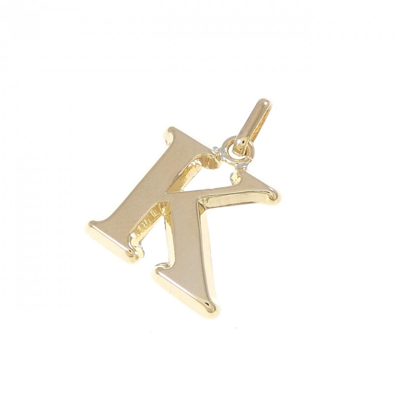 K18YG イニシャルK ペンダント