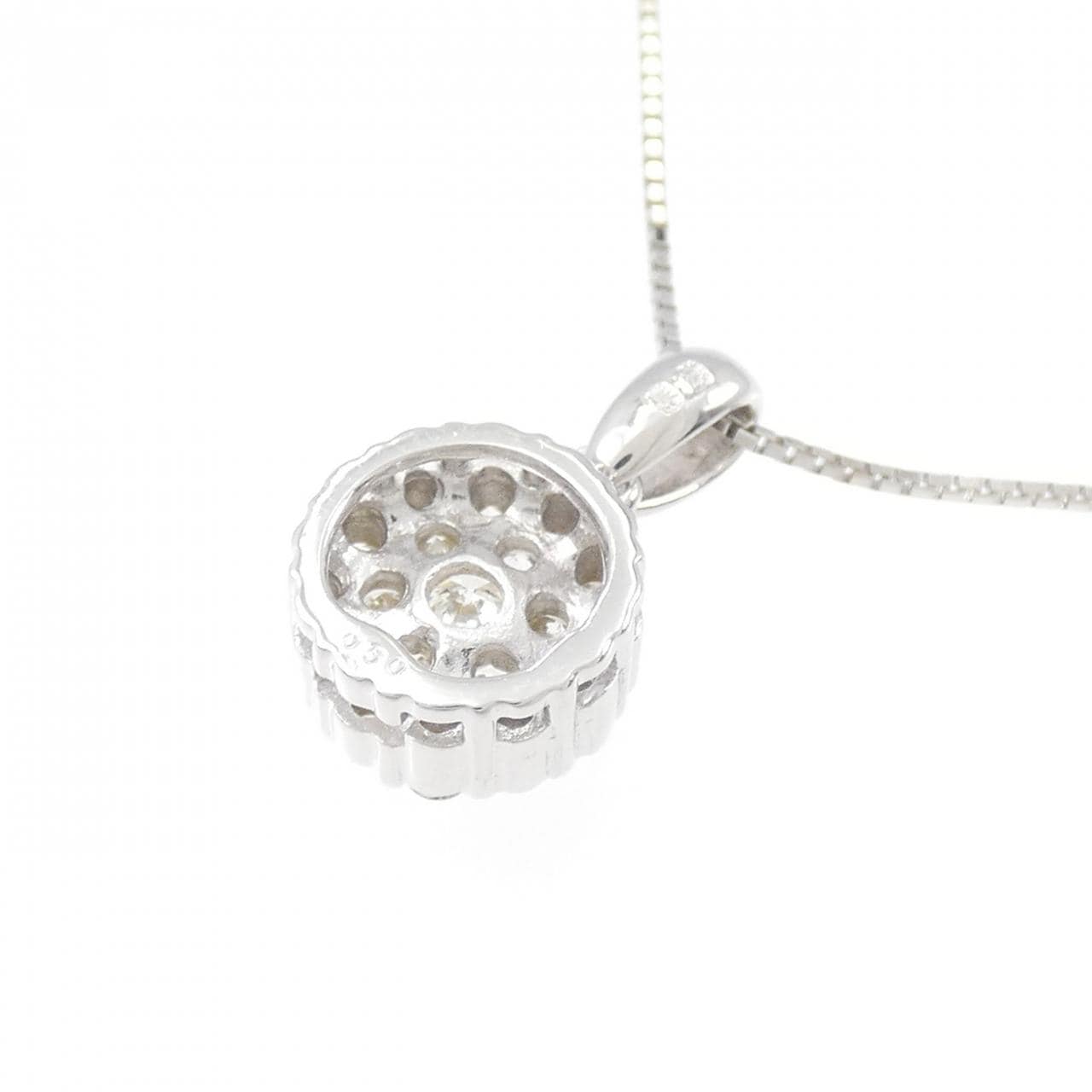 K18WG ダイヤモンド ネックレス 0.50CT