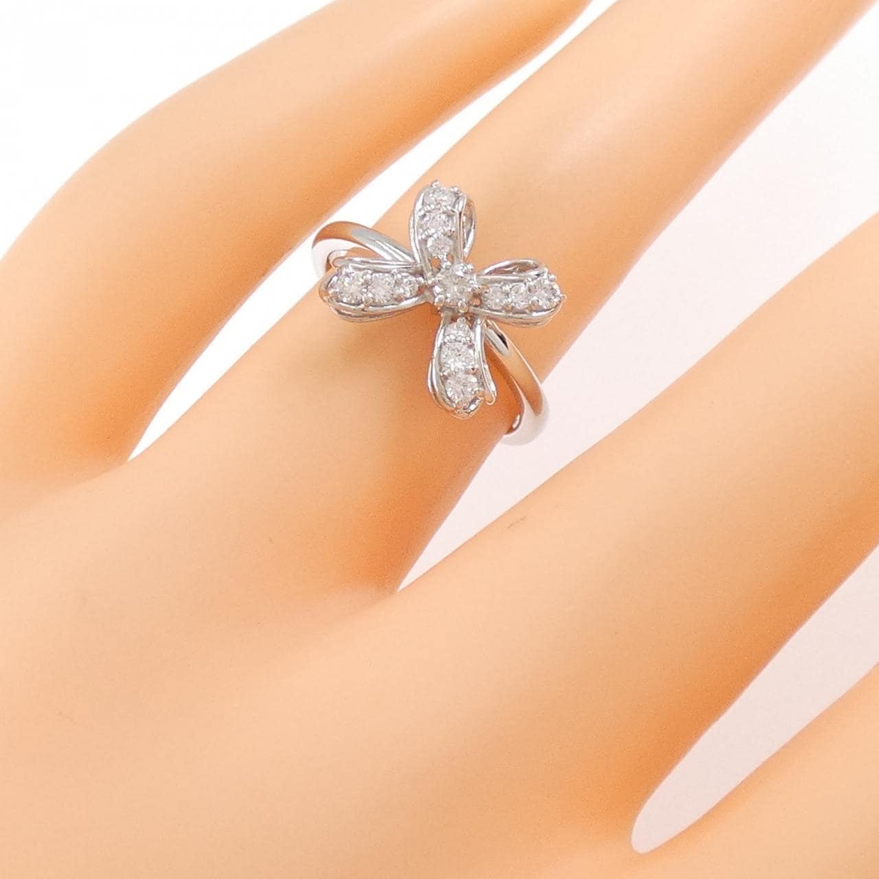 PT950 ダイヤモンド リング 0.20CT