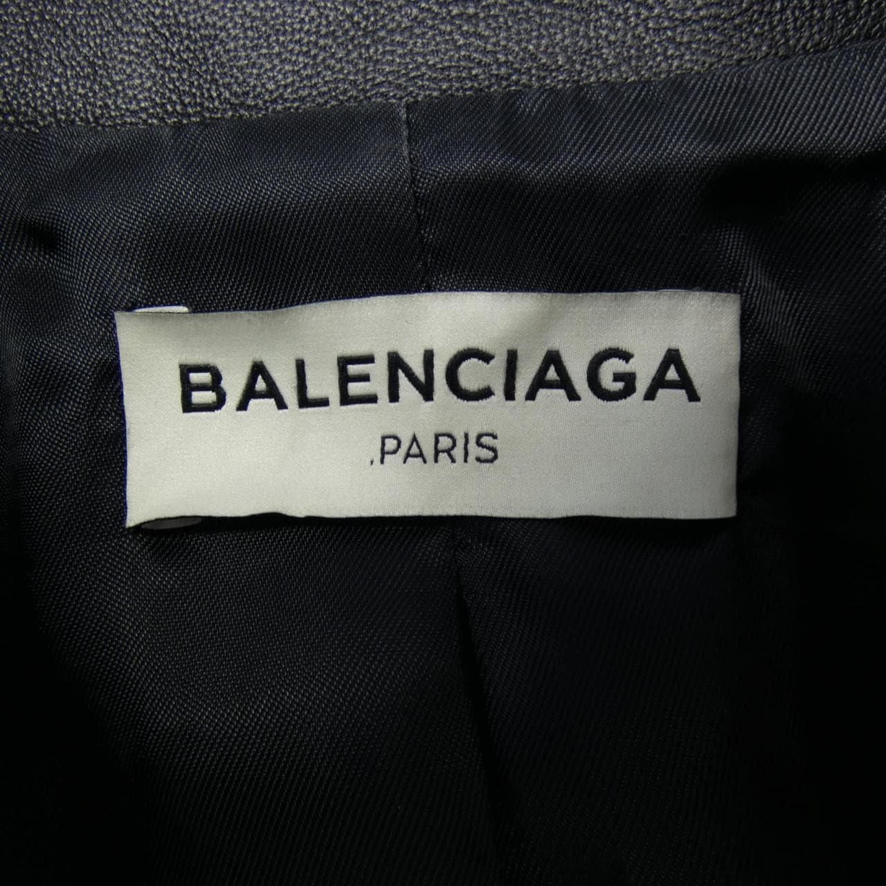 BALENCIAGA BALENCIAGA 374490 TMH16 皮革骑手夹克