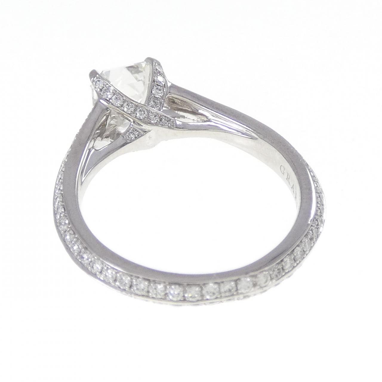 グラフ レガシー リング 1.05CT I VS2 エメラルドカット