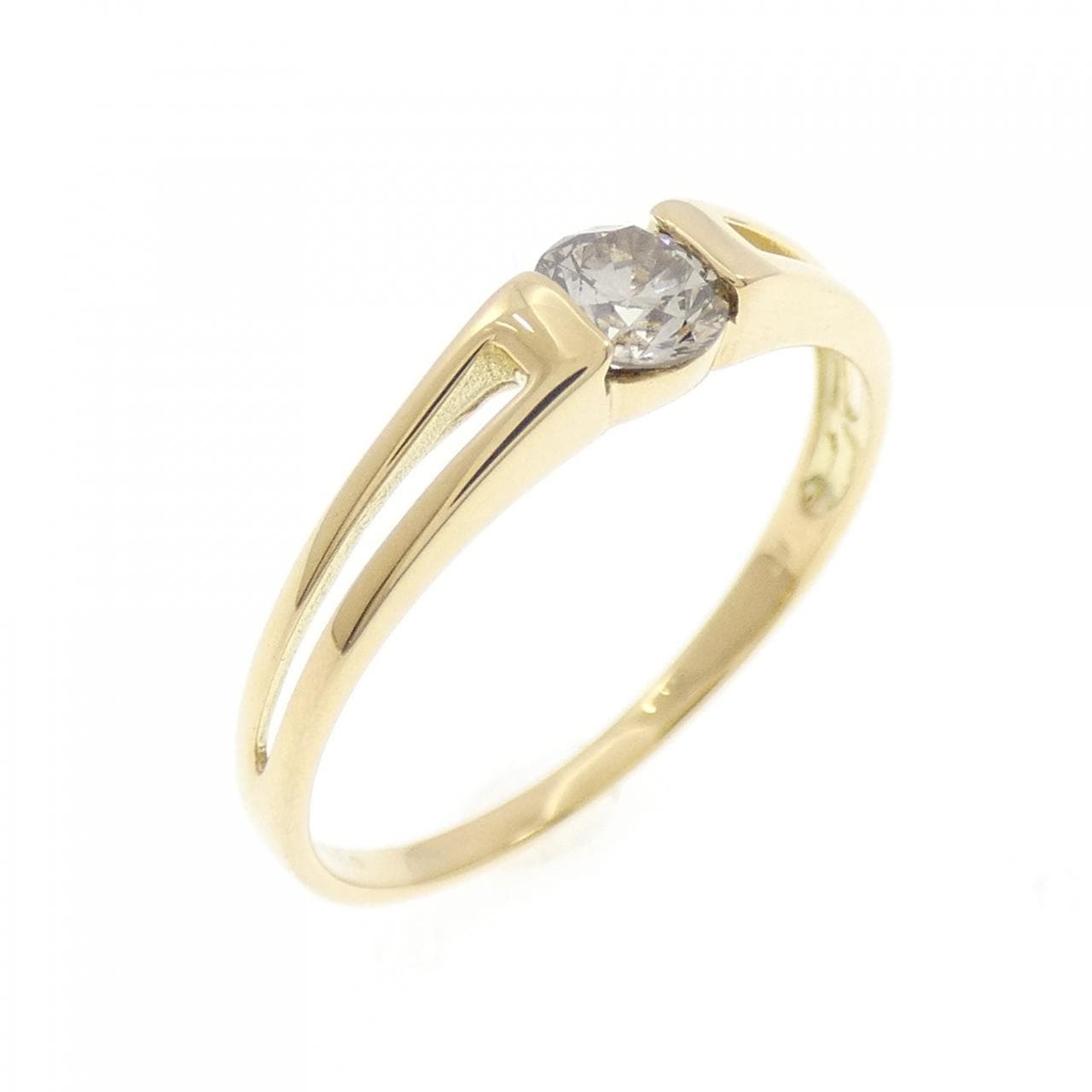 K18YG ダイヤモンド リング 0.264CT