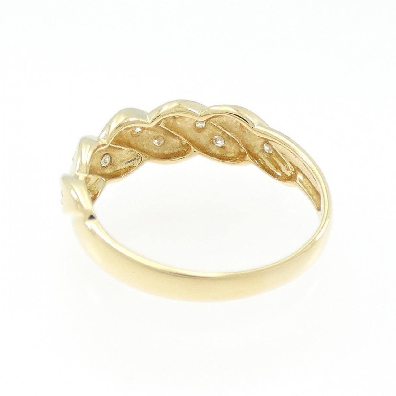 K18YG ダイヤモンド リング 0.07CT