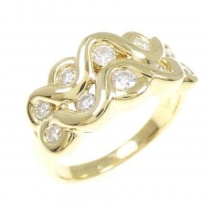 K18YG ダイヤモンド リング 0.56CT
