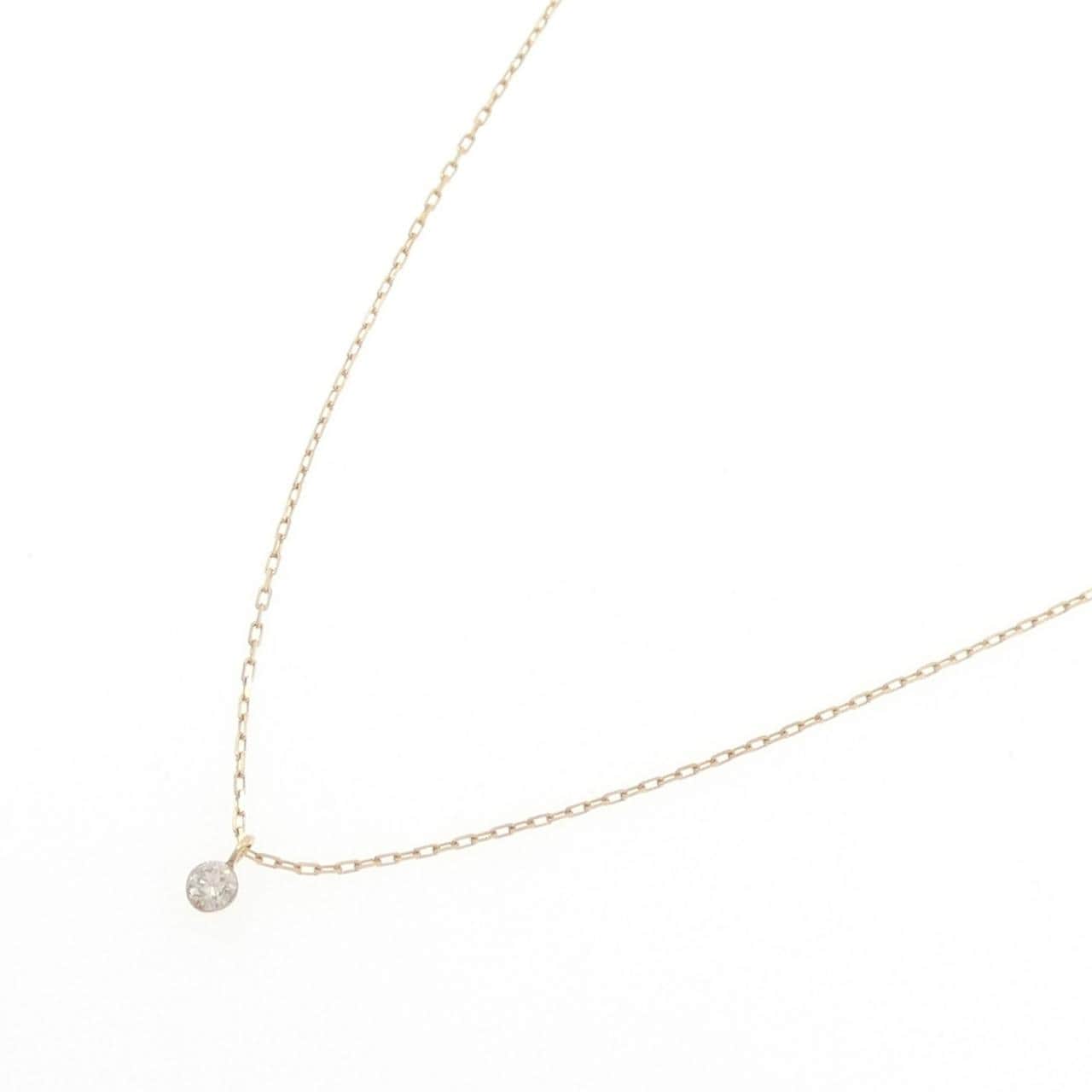 アガット ダイヤモンド ネックレス 0.05CT