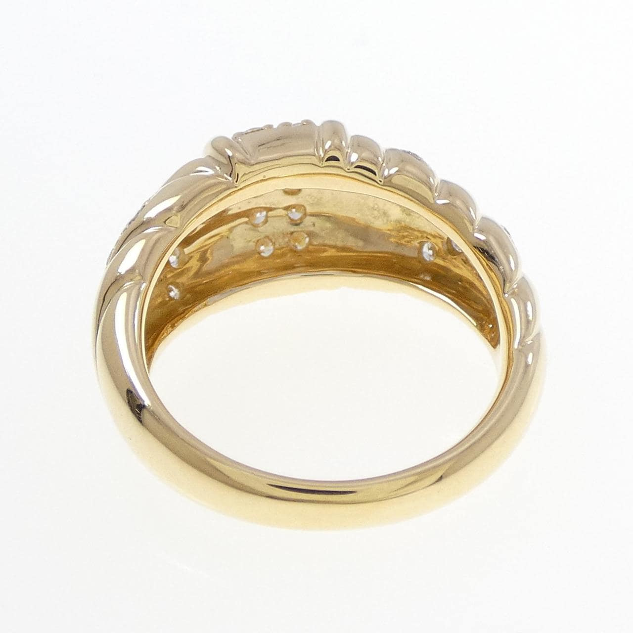 K18YG ダイヤモンド リング 0.48CT