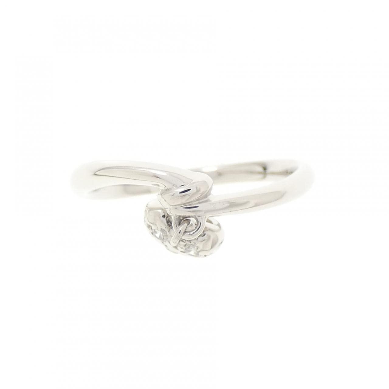 PT900 ハート ダイヤモンド リング 0.23CT
