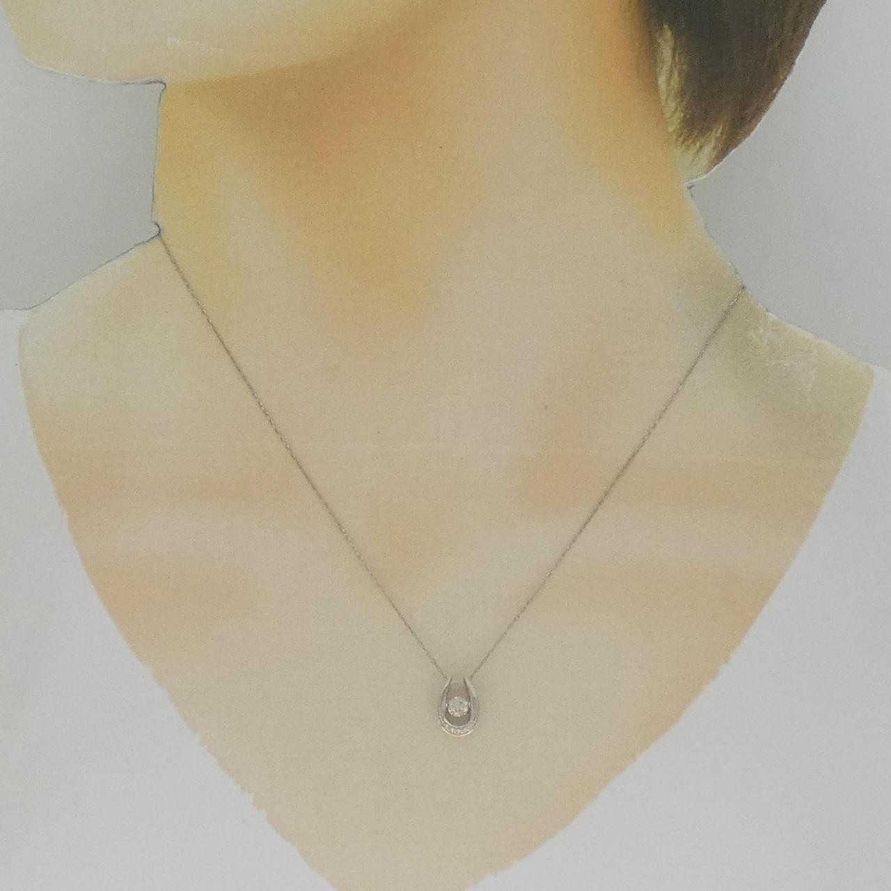 【新品】PT900 ダイヤモンド ネックレス 0.185CT