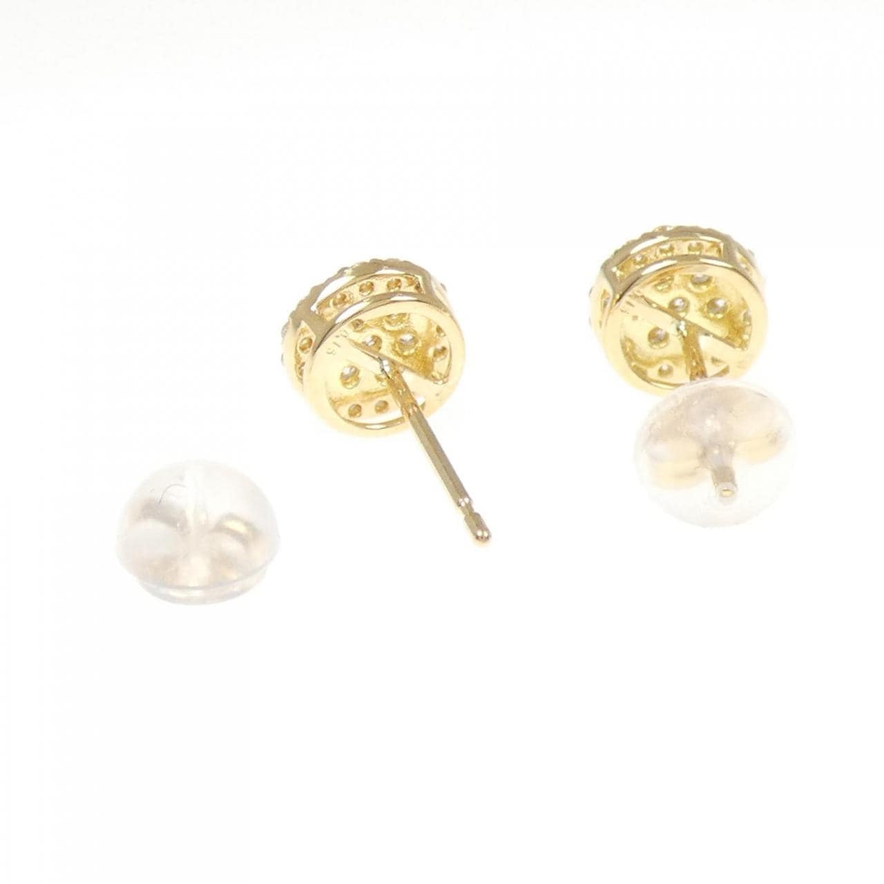 [再加工款] K18YG鑽石耳環0.30CT