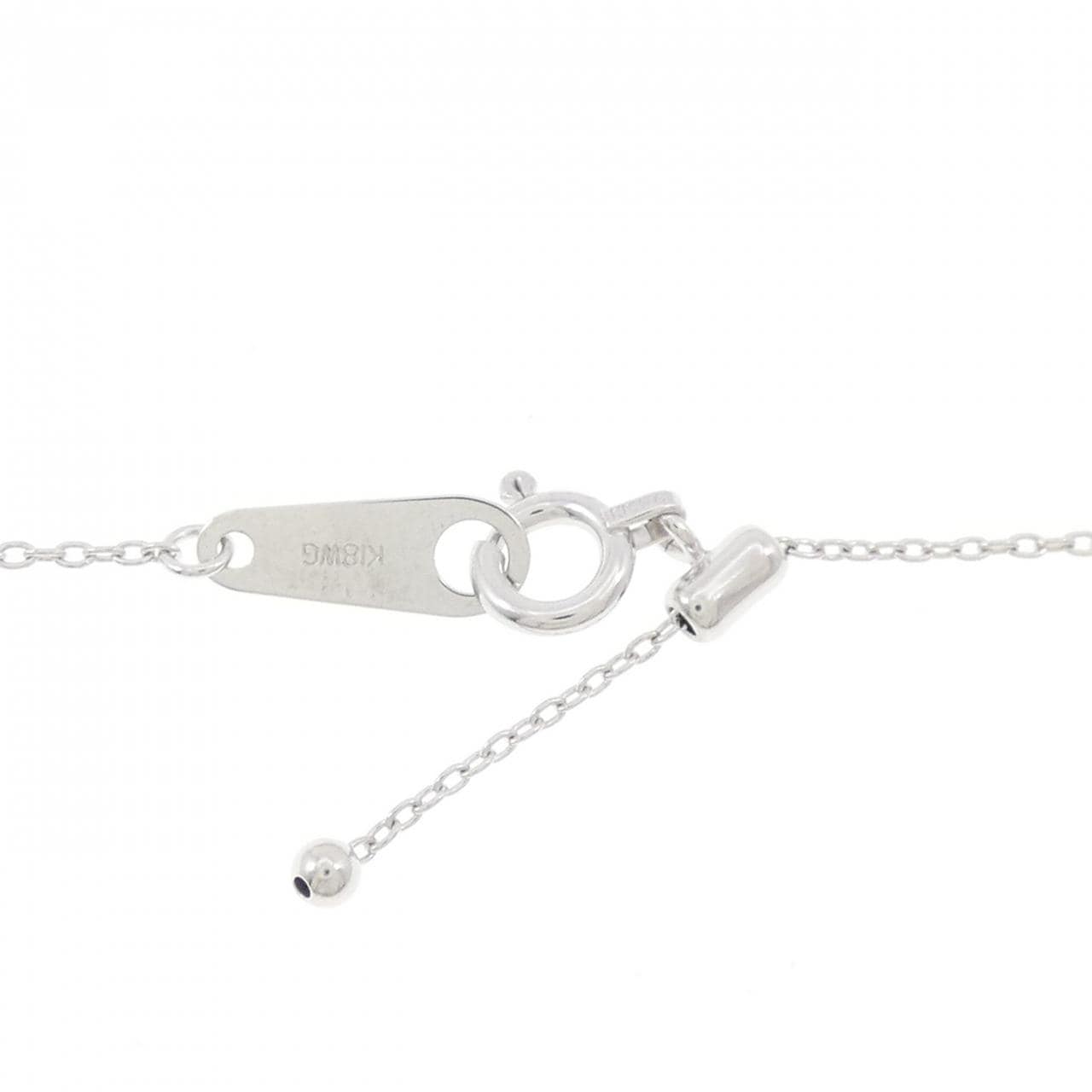 K18WG单钻钻石项链 0.30 克拉