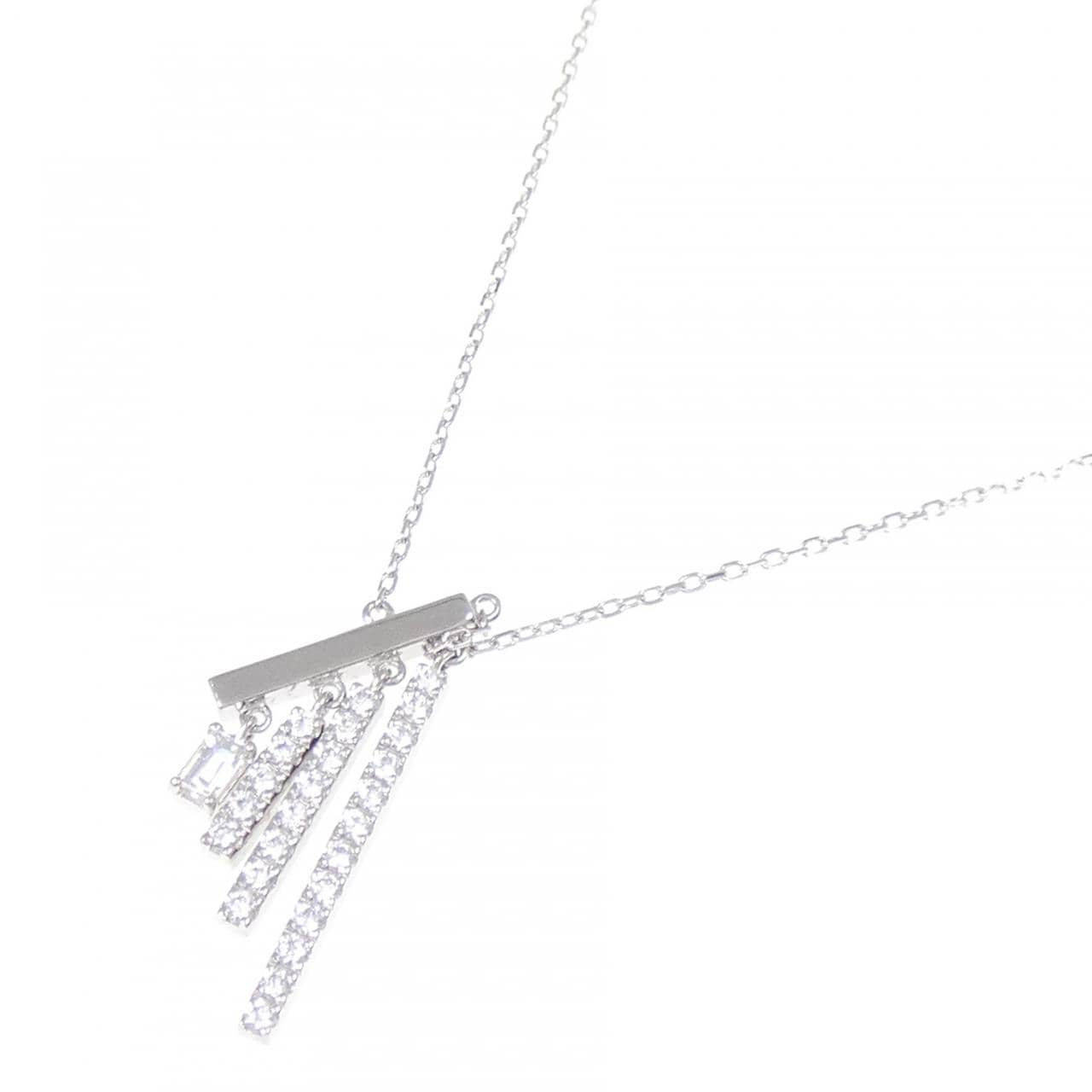 アーカー シャンデリアバゲット ネックレス 0.15CT