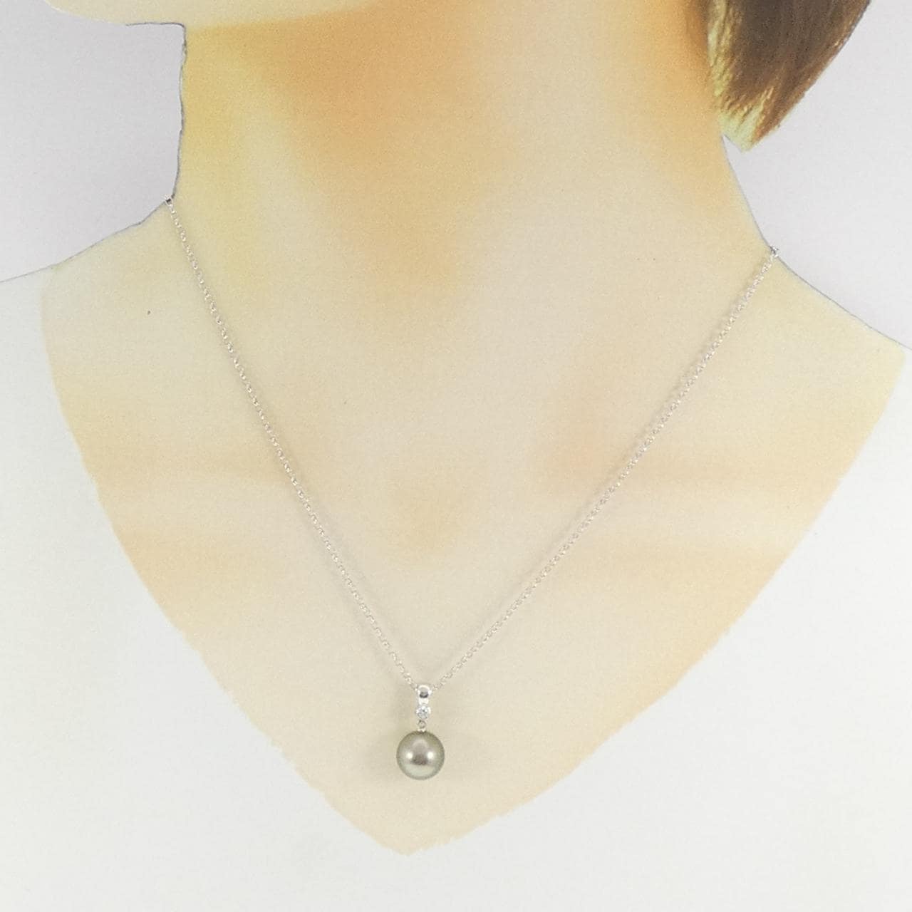 ミキモト 黒蝶パール ネックレス 9.4mm