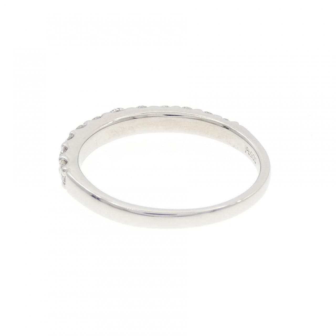 PT900 ハーフエタニティ ダイヤモンド リング 0.50CT