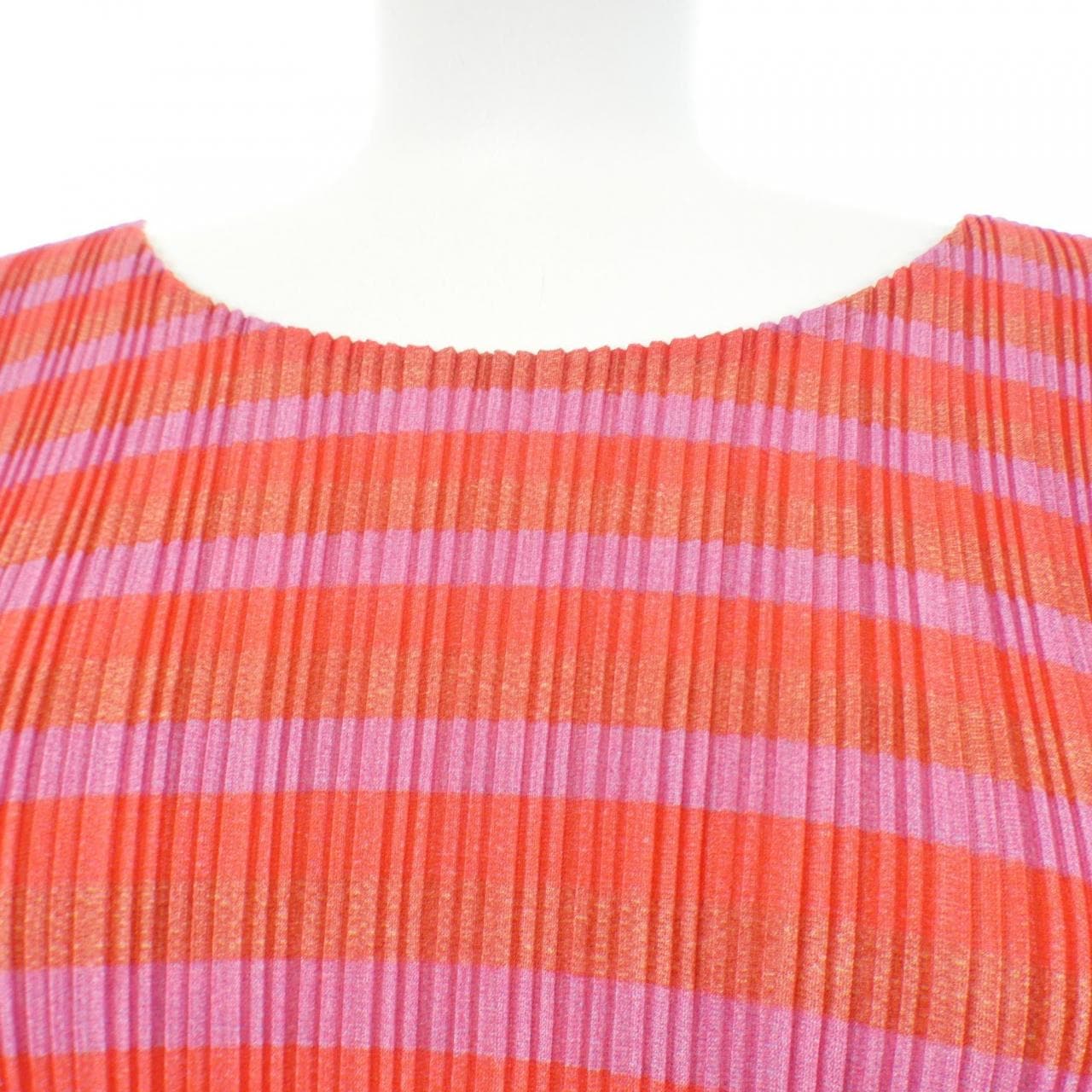 プリーツプリーズ PLEATS PLEASE 2014 ボーダー PP41-FK353 7568125 トップス