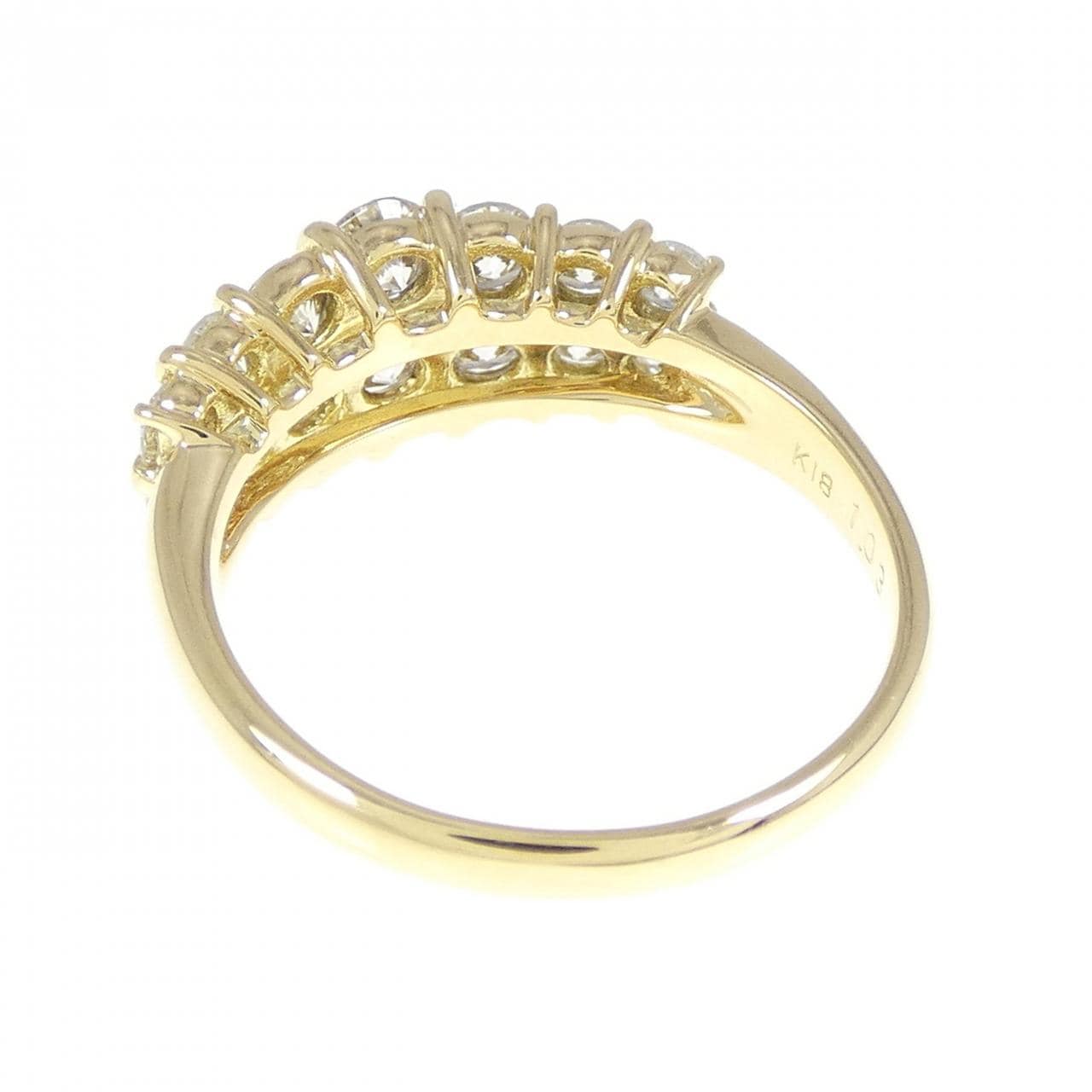 K18YG ダイヤモンド リング 1.03CT