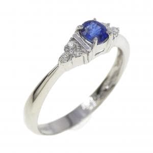 PT900 サファイヤ リング 0.24CT