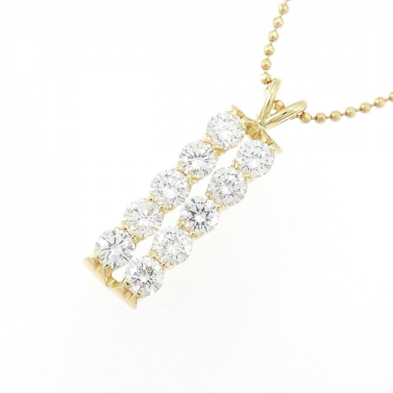 K18YG ダイヤモンド ネックレス 1.00CT