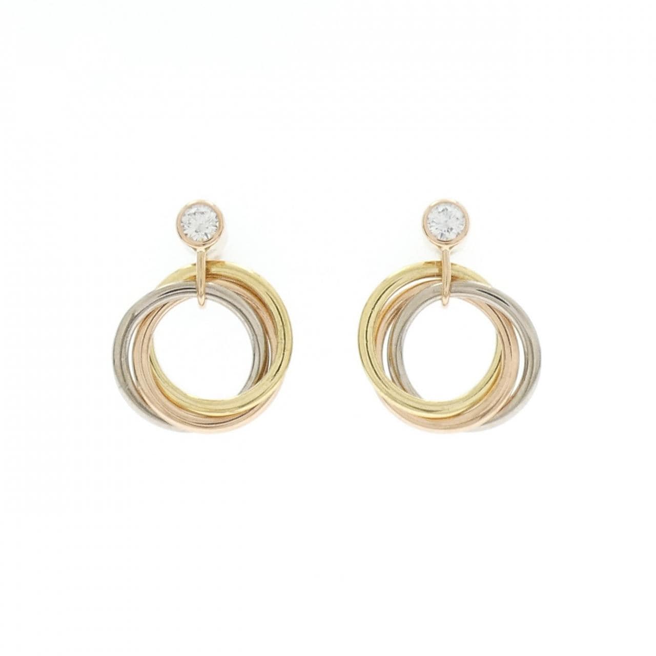 カルティエ トリニティ ピアス