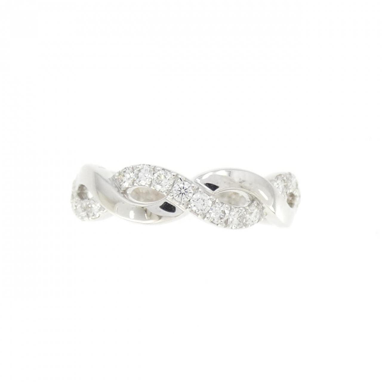 K18WG ダイヤモンド リング 0.40CT