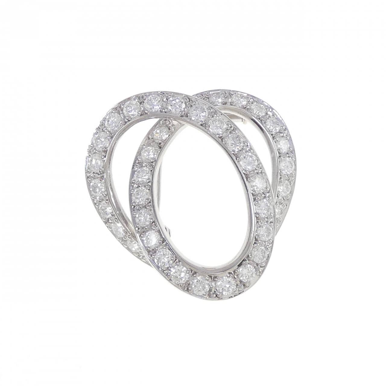 PT900 Diamond Brooch 2.00CT