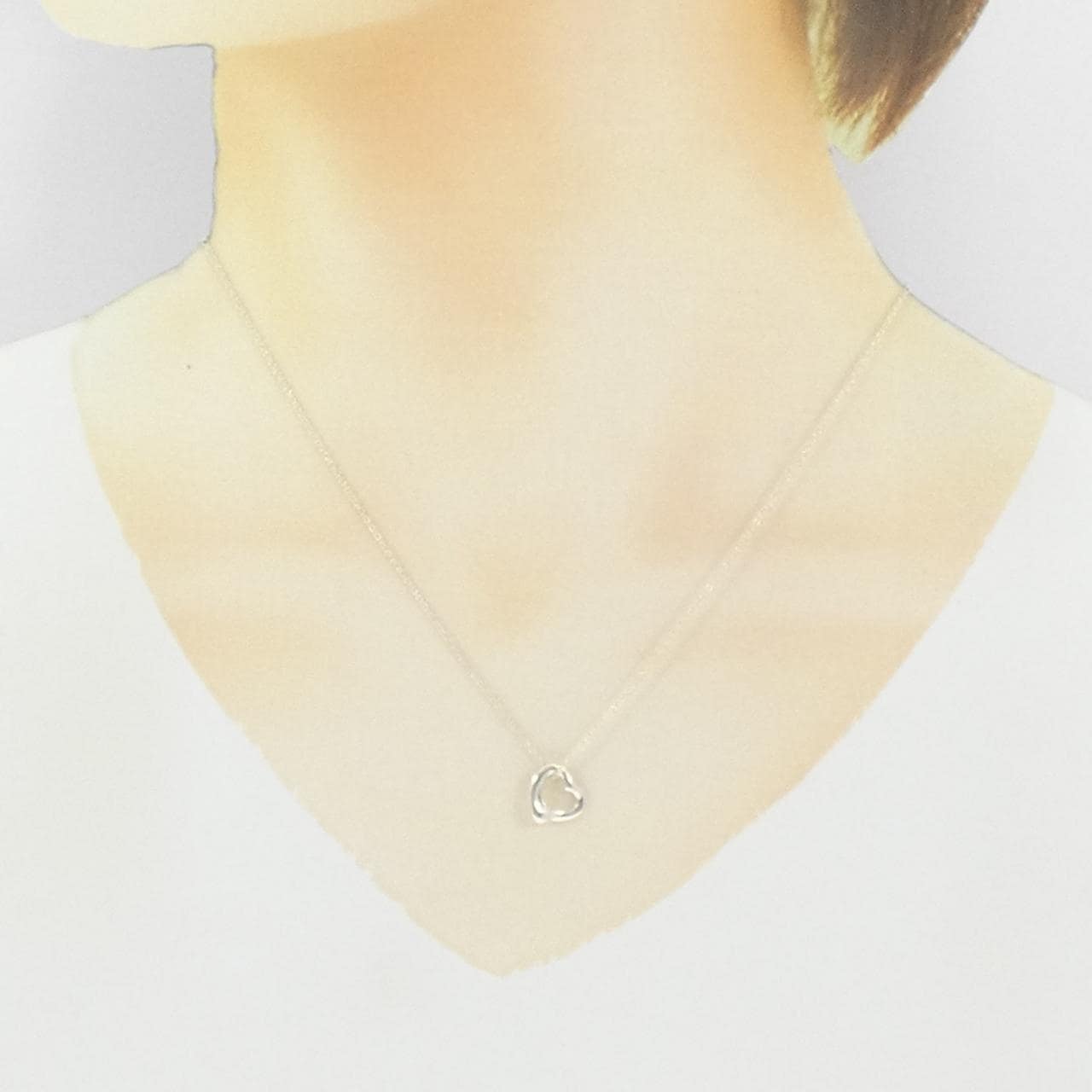 ティファニー オープンハート ネックレス