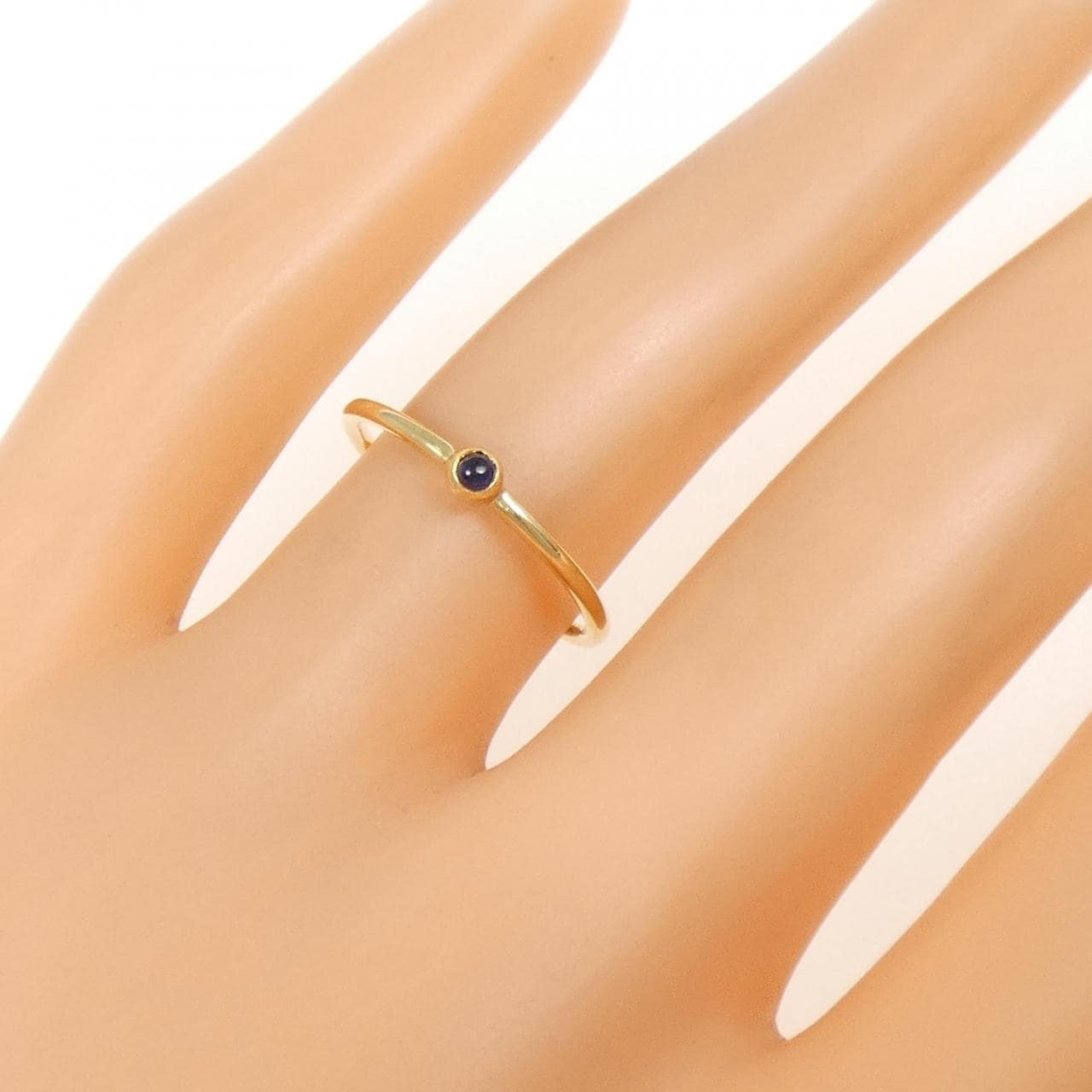 750YG蓝宝石戒指