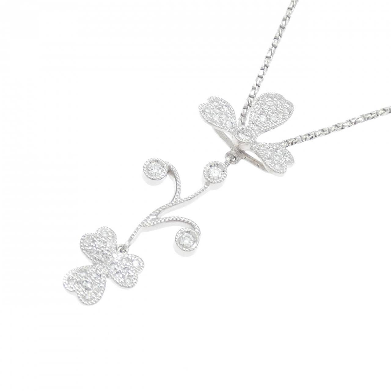 PT900/PT850 ダイヤモンド ネックレス 0.20CT