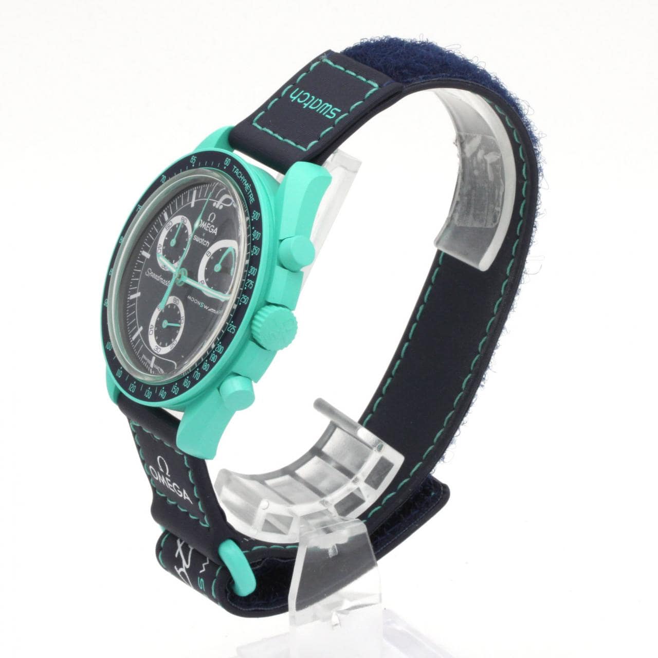 スウォッチ スウォッチxオメガ･ミッションオンアース ポーラーライツ S033L103 バイオセラミック クォーツ