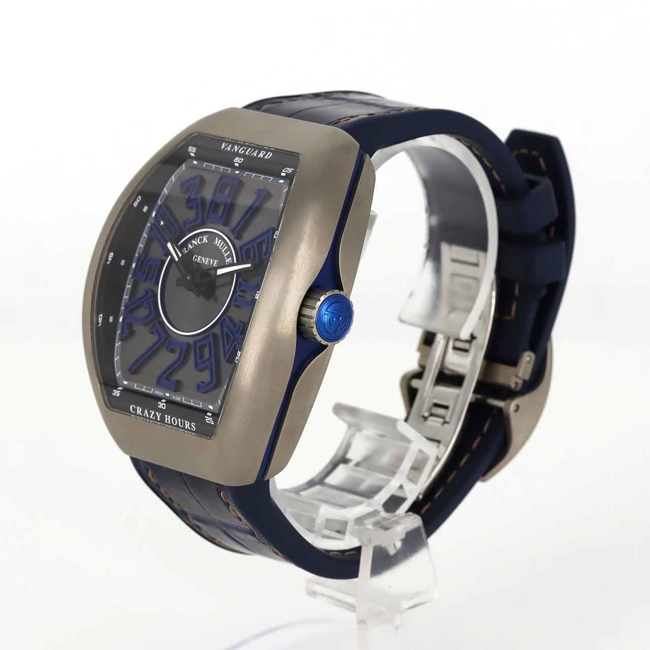 フランクミュラー ヴァンガード クレイジーアワーズ TI V45CHTTBRBL TI 自動巻