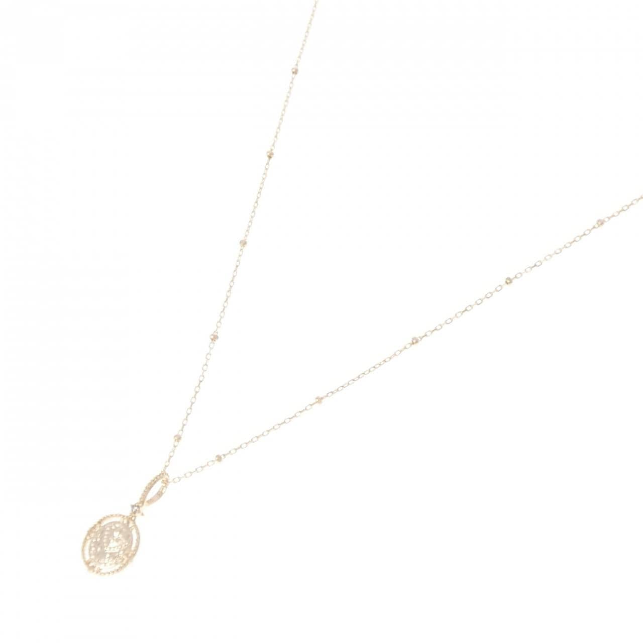 アガット ダイヤモンド ネックレス 0.01CT